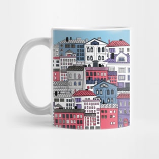 Doodle town Mug